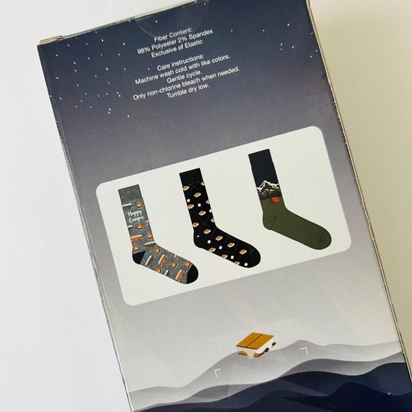 GOOD BOY Men's 3 Pair Fun Socks NIB - Picture 3 of 5